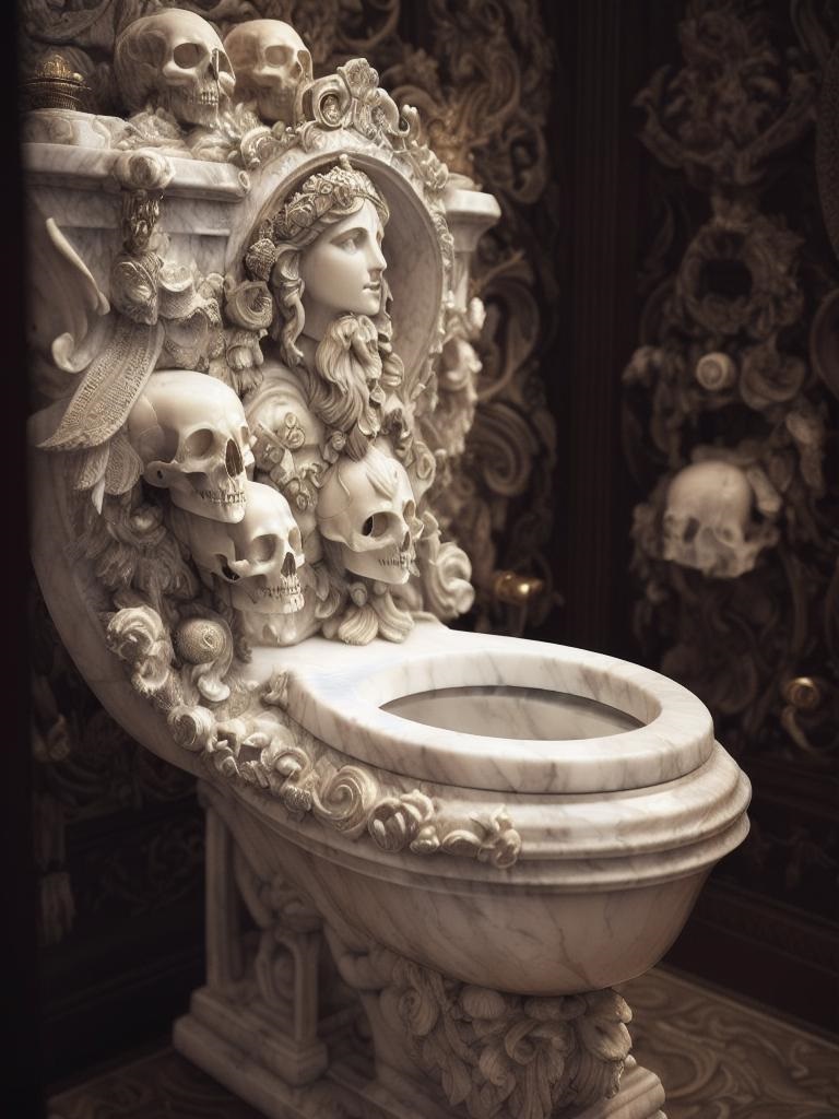 Bộ sưu tập nhà vệ sinh Halloween, Halloween skull toilet, Bồn cầu đầu lâu /Page 